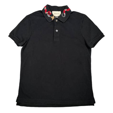 men gucci polos|Gucci polo snake collar.